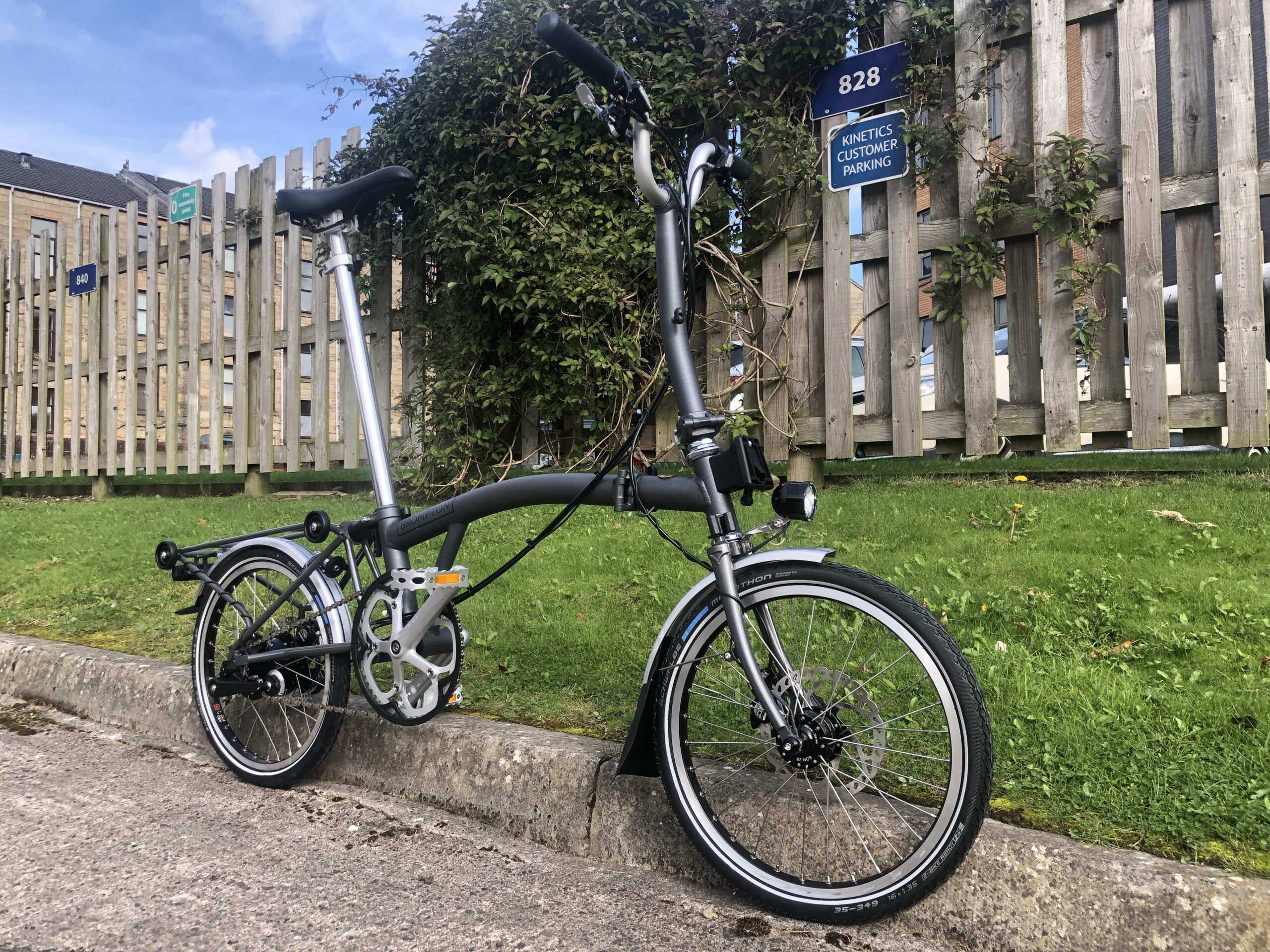 graphite metallic brompton